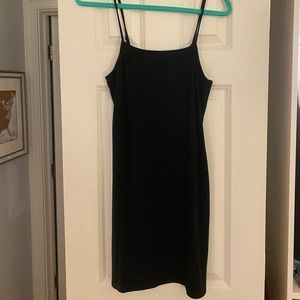 BLACK AERIE MINI DRESS